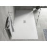 Mexen Hugo receveur rectangulaire SMC 150 x 100 cm, blanc, cache inox - 42101015-X