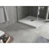 Mexen Hugo receveur de douche carré SMC 100 x 100 cm, blanc, cache doré - 42101010-G