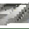 Bâti Mexen Hugo carré SMC 100 x 100 cm, blanc, cache en or - 42101010-G