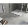 Mexen Hugo receveur de douche carré SMC 100 x 100 cm, blanc, cache doré - 42101010-G