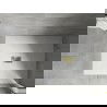 Bac rectangulaire Mexen Hugo SMC 110 x 100 cm, blanc, cache en or - 42101011-G
