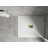 Mexen Hugo receveur de douche rectangulaire SMC 110 x 100 cm, blanc, cache doré - 42101011-G
