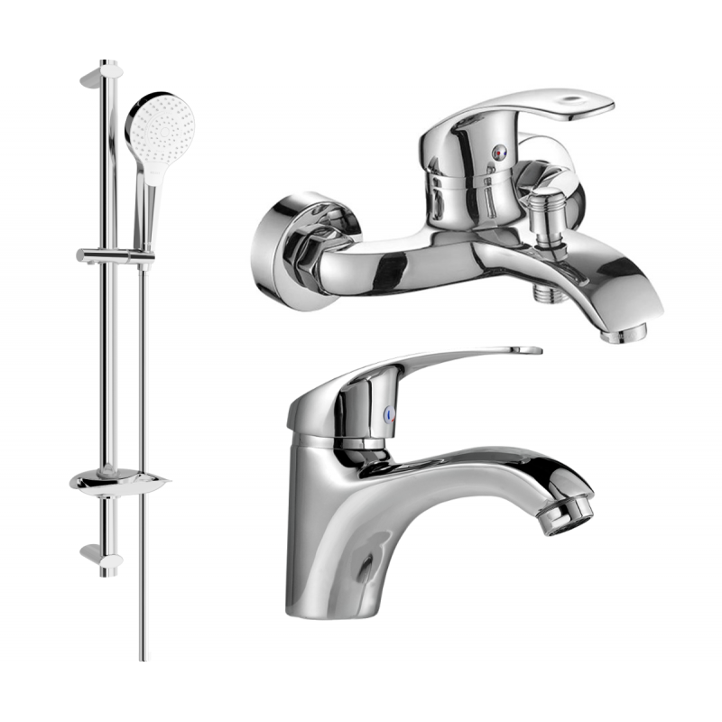 Ensemble de baignoire Mexen Fabia DB05, chrome - 746503DB05-00