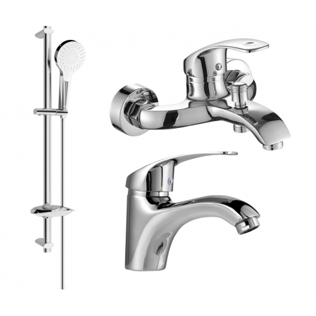 Ensemble de baignoire Mexen Fabia DB05, chrome - 746503DB05-00