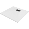 Mexen Hugo receveur de douche carré SMC 70 x 70 cm, blanc, cache noir - 42107070-B