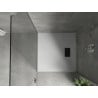 Mexen Hugo receveur de douche carré SMC 70 x 70 cm, blanc, cache noir - 42107070-B