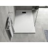 Mexen Hugo receveur rectangulaire SMC 150 x 70 cm, blanc, cache noir - 42107015-B