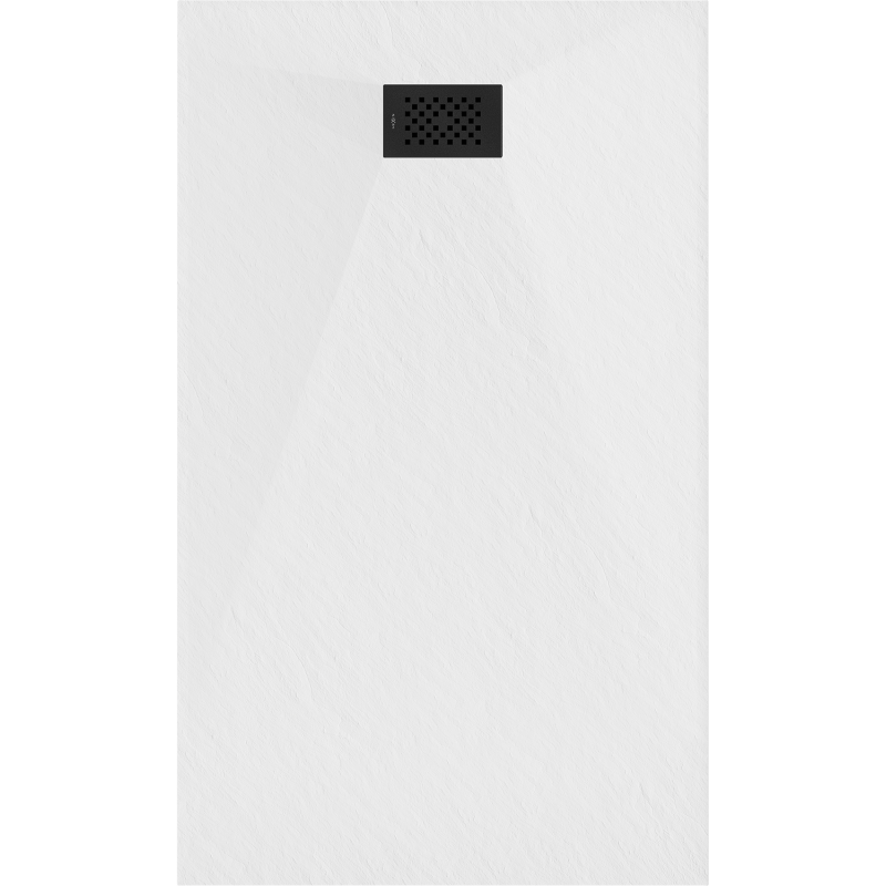 Mexen Hugo receveur rectangulaire SMC 150 x 70 cm, blanc, cache noir - 42107015-B