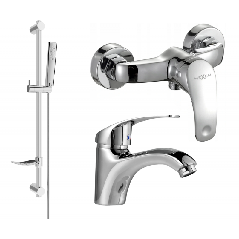 Mexen Fabia DF72 ensemble de douche, chrome - 746504DF72-00