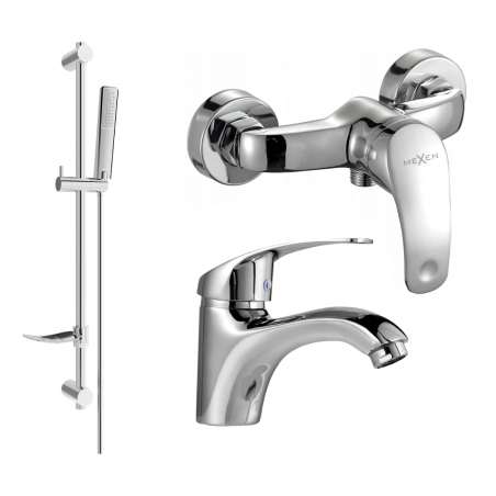 Mexen Fabia DF72 ensemble de douche, chrome - 746504DF72-00