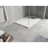 Mexen Hugo receveur rectangulaire SMC 110 x 80 cm, blanc, grille noire - 42108011-B
