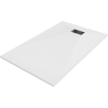 Mexen Hugo receveur rectangulaire SMC 140 x 80 cm, blanc, cache noir - 42108014-B