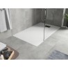 Mexen Hugo receveur rectangulaire SMC 140 x 80 cm, blanc, cache noir - 42108014-B
