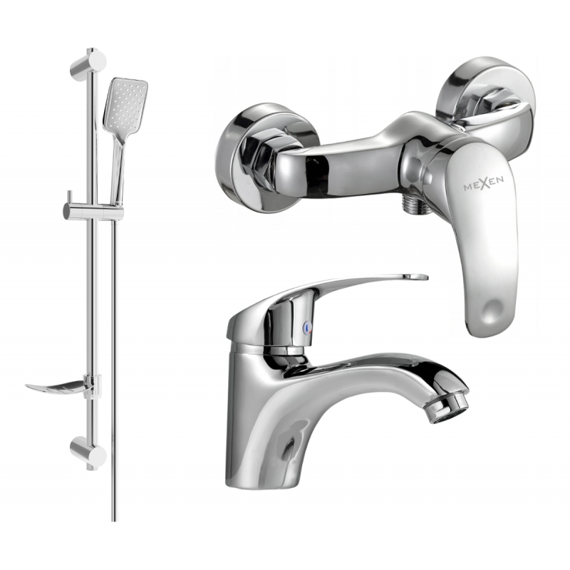 Mexen Fabia DF62 ensemble de douche, chrome - 746504DF62-00