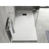 Mexen Hugo receveur de douche rectangulaire SMC 170 x 80 cm, blanc, cache noir - 42108017-B