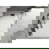 Bac rectangulaire Mexen Hugo SMC 180 x 80 cm, blanc, couvercle noir - 42108018-B