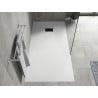 Mexen Hugo receveur de douche rectangulaire SMC 180 x 80 cm, blanc, cache noir - 42108018-B