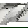 Bac rectangulaire Mexen Hugo SMC 180 x 80 cm, blanc, couvercle noir - 42108018-B