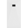Mexen Hugo receveur de douche rectangulaire SMC 180 x 80 cm, blanc, cache noir - 42108018-B