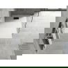 Mexen Hugo bac rectangulaire SMC 120 x 90 cm, blanc, cache-noeud noir - 42109012-B