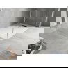 Mexen Hugo bac rectangulaire SMC 120 x 90 cm, blanc, cache-noeud noir - 42109012-B