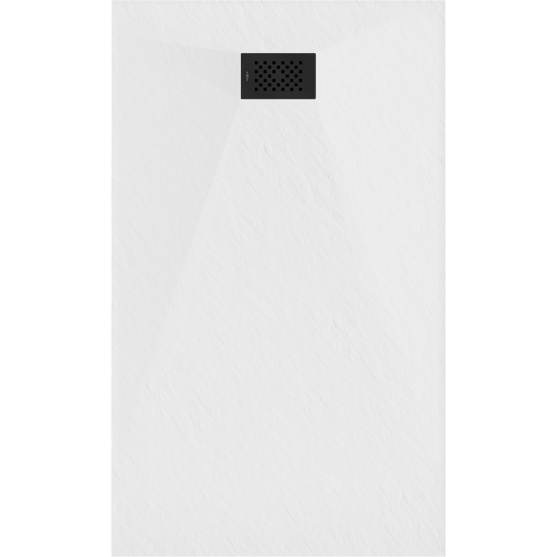 Mexen Hugo receveur de douche rectangulaire SMC 160 x 90 cm, blanc, cache noir - 42109016-B