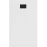 Mexen Hugo receveur de douche rectangulaire SMC 160 x 90 cm, blanc, cache noir - 42109016-B