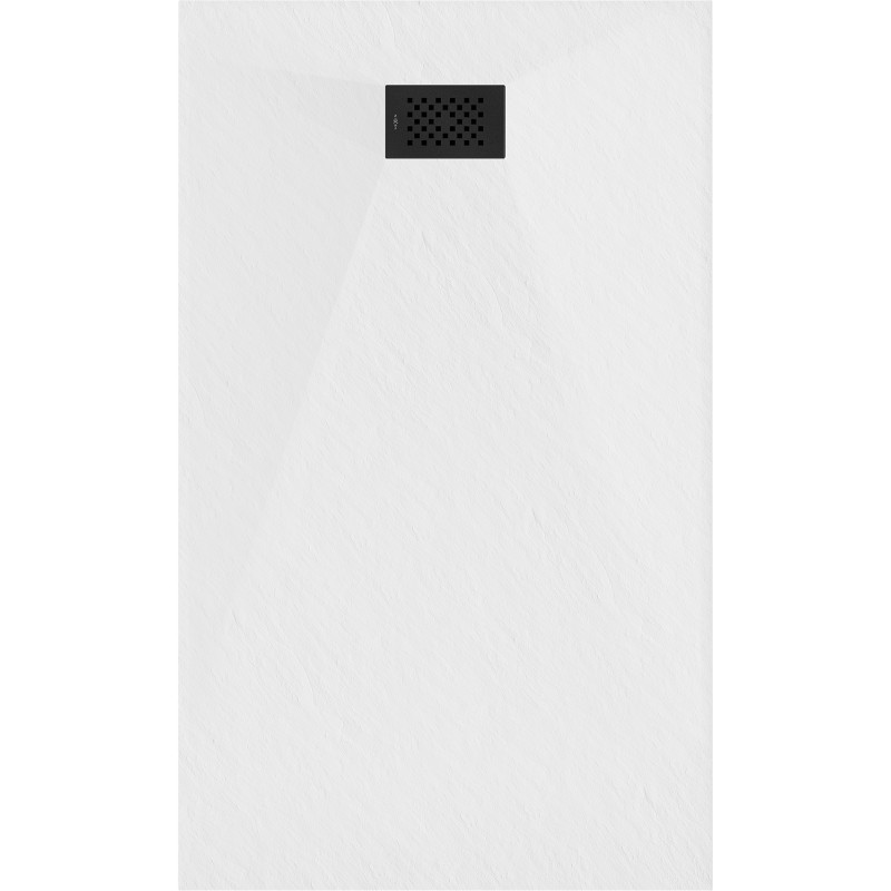 Mexen Hugo receveur rectangulaire SMC 150 x 90 cm, blanc, cache noir - 42109015-B