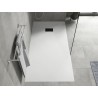 Mexen Hugo receveur de douche rectangulaire SMC 170 x 90 cm, blanc, cache noir - 42109017-B