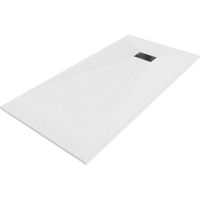 Mexen Hugo receveur de douche rectangulaire SMC 180 x 90 cm, blanc, cache noir - 42109018-B