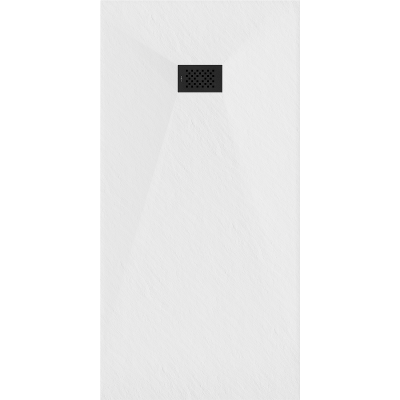 Mexen Hugo receveur de douche rectangulaire SMC 180 x 90 cm, blanc, cache noir - 42109018-B
