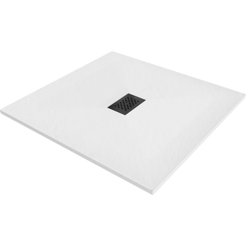 Mexen Hugo receveur de douche carré SMC 100 x 100 cm, blanc, cache noir - 42101010-B