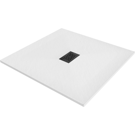 Mexen Hugo receveur de douche carré SMC 100 x 100 cm, blanc, cache noir - 42101010-B
