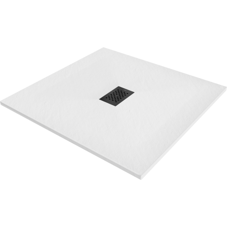 Mexen Hugo receveur de douche carré SMC 100 x 100 cm, blanc, cache noire - 42101010-B