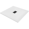Mexen Hugo receveur de douche carré SMC 100 x 100 cm, blanc, cache noire - 42101010-B