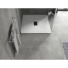 Mexen Hugo receveur de douche carré SMC 100 x 100 cm, blanc, cache noir - 42101010-B