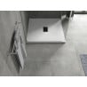 Mexen Hugo receveur de douche carré SMC 100 x 100 cm, blanc, cache noir - 42101010-B