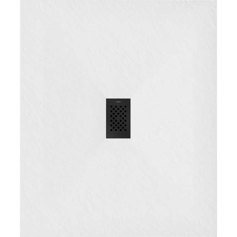 Mexen Hugo receveur de douche rectangulaire SMC 110 x 100 cm, blanc, cache noir - 42101011-B