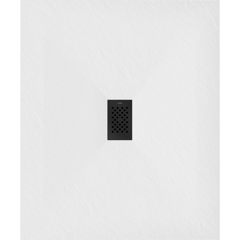 Mexen Hugo receveur rectangulaire SMC 110 x 100 cm, blanc, cache noir - 42101011-B