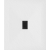 Bac de douche Mexen Hugo rectangulaire SMC 110 x 100 cm, blanc, cache noir - 42101011-B
