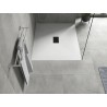 Mexen Hugo receveur rectangulaire SMC 110 x 100 cm, blanc, cache noir - 42101011-B