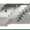 Mexen Hugo bac rectangulaire SMC 120 x 100 cm, blanc, couvercle noir - 42101012-B