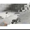 Mexen Hugo bac rectangulaire SMC 120 x 100 cm, blanc, couvercle noir - 42101012-B