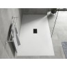 Mexen Hugo receveur de douche rectangulaire SMC 150 x 100 cm, blanc, cache noir - 42101015-B