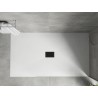 Mexen Hugo receveur rectangulaire SMC 170 x 100 cm, blanc, cache noir - 42101017-B
