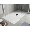 Mexen Hugo receveur de douche rectangulaire SMC 180 x 100 cm, blanc, cache noir - 42101018-B