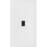 Mexen Hugo receveur de douche rectangulaire SMC 160 x 100 cm, blanc, cache noir - 42101016-B