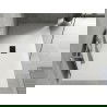 Mexen Hugo bac rectangulaire SMC 160 x 100 cm, blanc, cache noir - 42101016-B