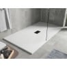 Mexen Hugo receveur rectangulaire SMC 180 x 100 cm, blanc, cache noir - 42101018-B