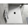 Mexen Hugo receveur rectangulaire SMC 180 x 100 cm, blanc, cache noir - 42101018-B